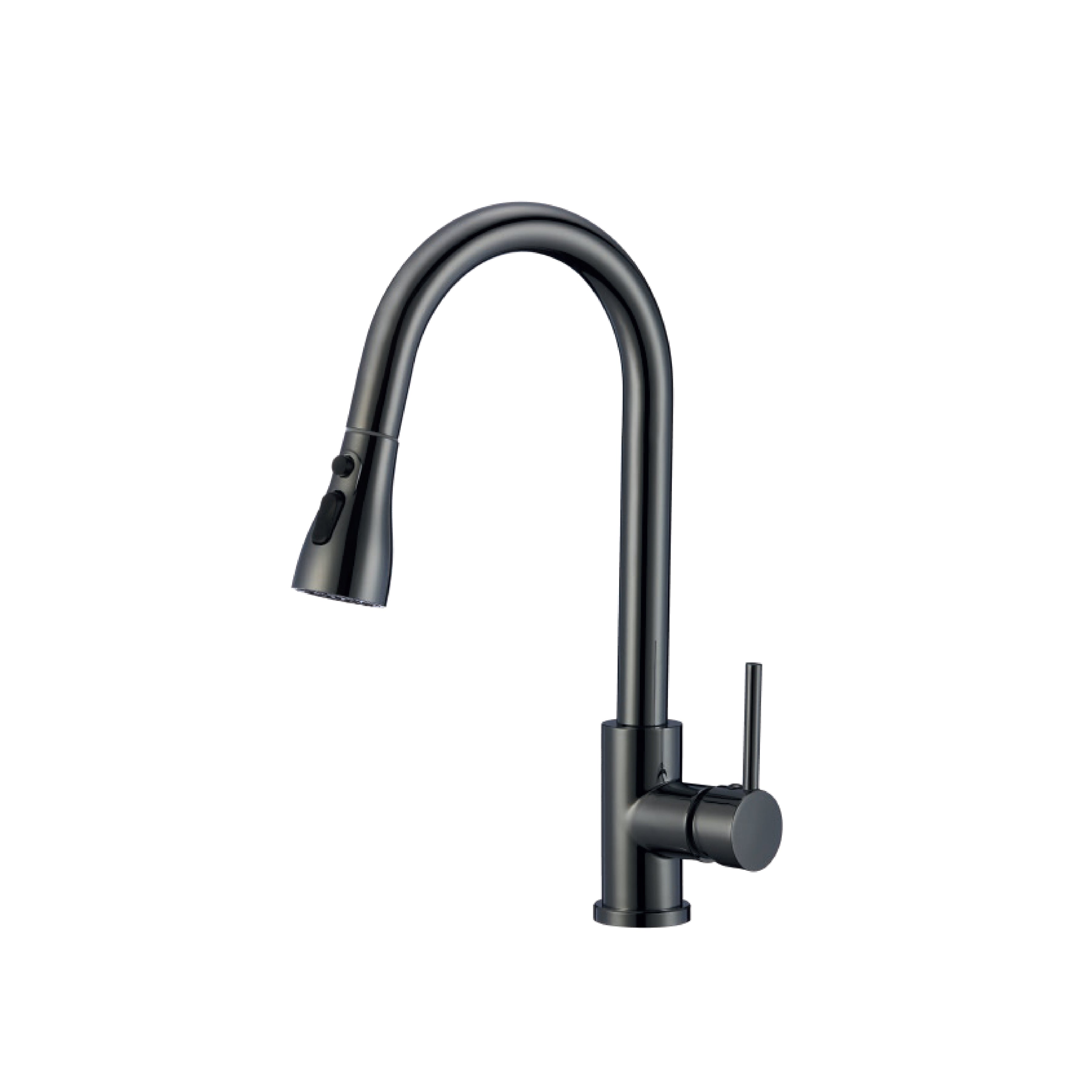 Mezcladora P/Cocina al mueble Acero Inox. 3 Funciones CN -Gun Grey-Fratelli